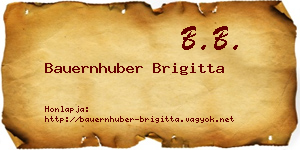 Bauernhuber Brigitta névjegykártya